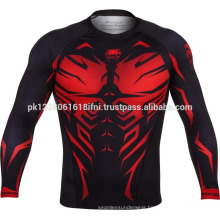 street fight wear custom made long sleeve UV protection compression wear rash guard